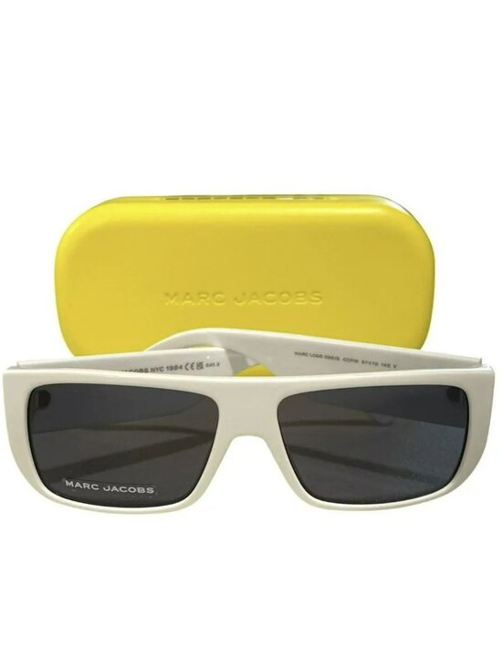 Marc Jacobs White Square Logo Sunglasses NWT main image 9